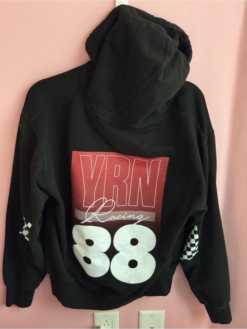 YRN Racing 88 Graphic Crewneck Sweater - Black